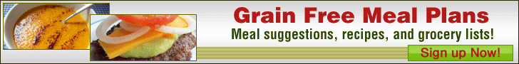 Grain Free Meal Plans- Click Here to Learn More!